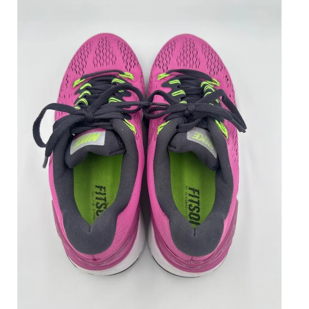 Nike LunarGlide 7 Women's Running Shoes‎ Pink Lime Green 747356-601 Size 6
